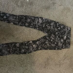 I am selling a medium size pair of black and gray Lululemon pants